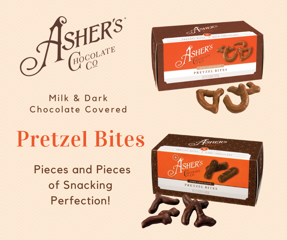 AshersChocolate's tweet image. Summer snacking is made easy with Asher’s Pretzel Bites Snack Boxes! 

Milk: bit.ly/3k3nGBF
Dark: bit.ly/33ii6ps

#AshersChocolateCo #PretzelBites #SnackBoxes