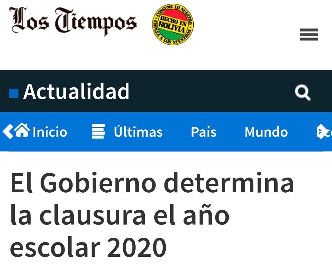 evoespueblo's tweet photo. Solamente en las dictaduras se clausuraba el año escolar; ahora, el gobierno de facto lo hace por su incapacidad y para impedir movilización del magisterio. 
Históricamente, se sabe que sin educación se allana el camino de la dominación y la entrega de nuestros recursos naturales https://t.co/5YDV2Unkyu