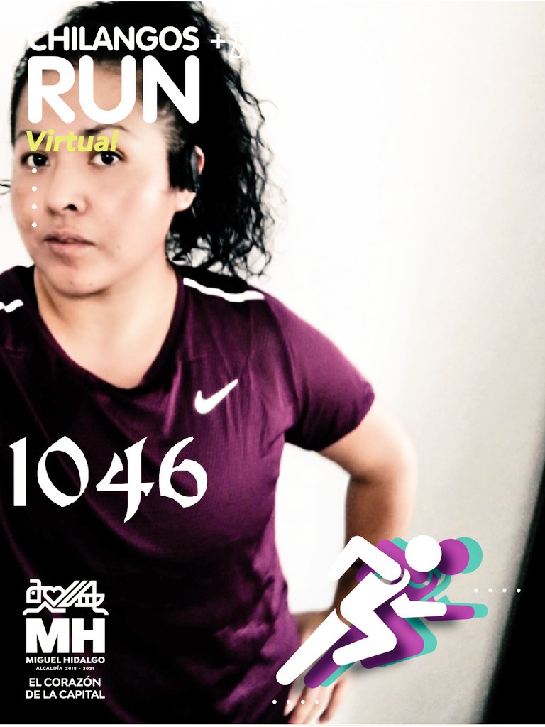 nakumick's tweet photo. #ChilangosRunVirtual @Chilangos_Run #YoCorroEnCasa #QuedateEnCasa #UsaCubrebocas Iniciando el mes con actitud de 10km, pretextos muchos, ninguno en mi camino hacia la meta. https://t.co/LAdtzZziau