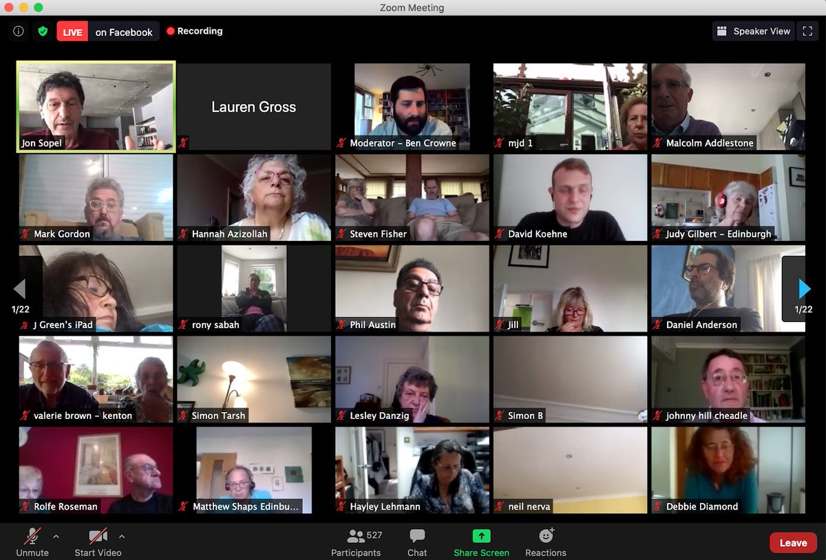 More people are at this Limmud talk about how crazy Trump’s White House is with #jonsopel than have ever attended one of Trump’s rallies. #LTUK