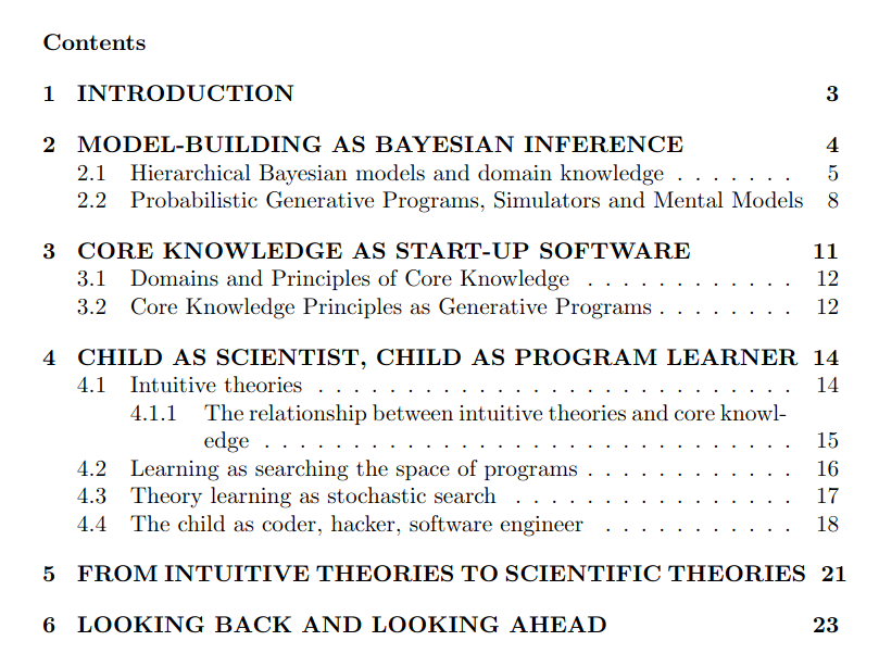 Montreal_AI's tweet photo. Bayesian Models of Conceptual Development: Learning as Building Models of the World
Tomer Ullman and Joshua Tenenbaum : https://t.co/SaoSqKRK6o
#CognitiveDevelopment #BayesianModels #ProgramLearning https://t.co/dvaZKRW4lX
