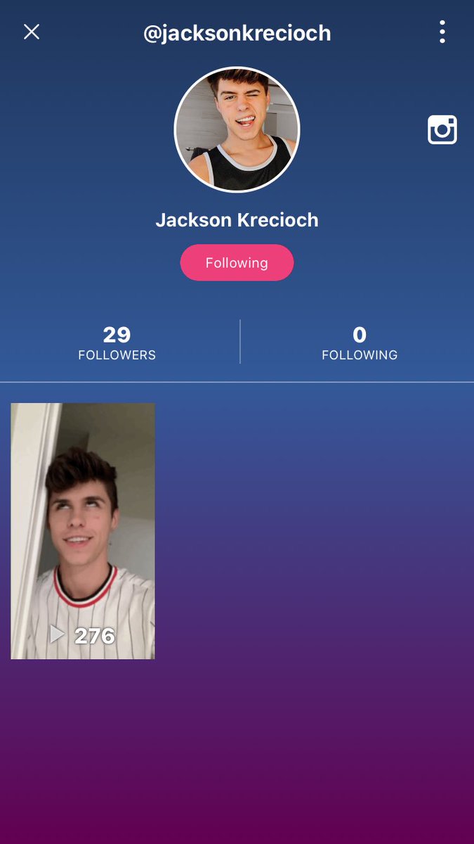 littlemissvix20's tweet photo. Go follow Jackson on Triller - you wonโt regret it! ๐๐ #jacksonkrecioch #jackstans itโs easy to join just an email and mobile .. and of course your username so easy !! Letโs give him so much love today โค๏ธโค๏ธ https://t.co/HwdvDWzi4j