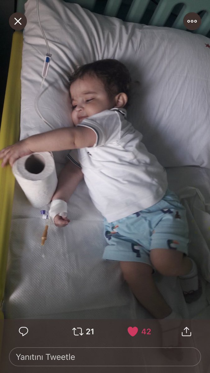 Minik Emir'imiz ilik nakli bekliyor. #emiresesol