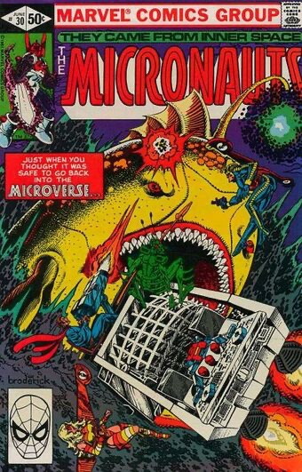 I also want to add Micronauts 30-33! The first twelve issues of the series were so great, but I also have a fondness for later arcs including these issues that follow the team’s search for keys to unlock the enigma force. New worlds. New heroes.