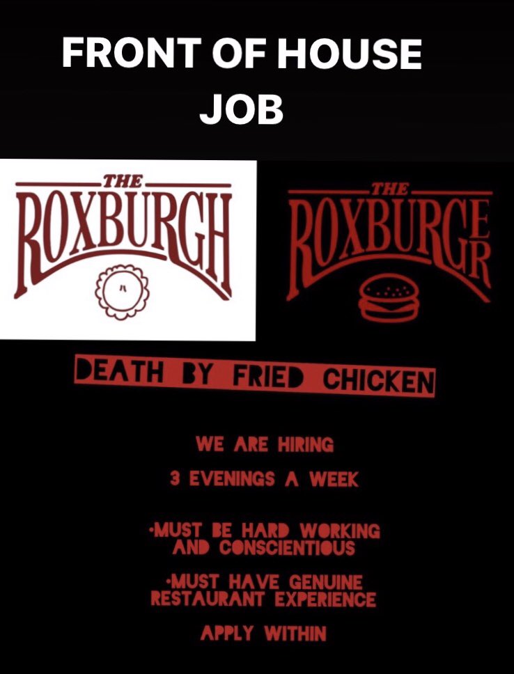 The Roxburgh (@the_roxburgh) on Twitter photo 