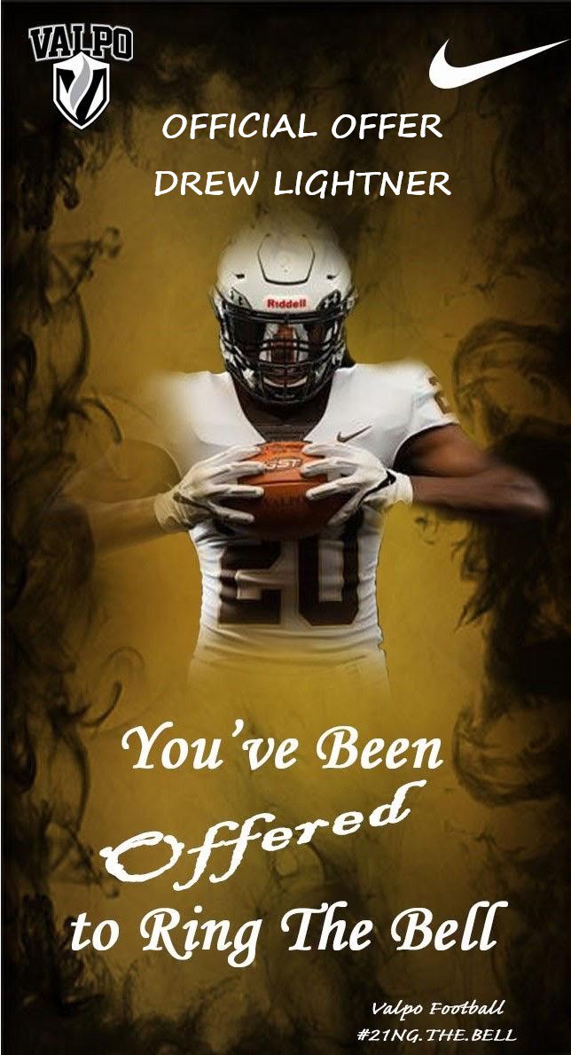 Thank you for the official offer <a href="/coachbdunn/">Brannon Dunn</a> <a href="/valpoufootball/">Valpo Football</a> !!