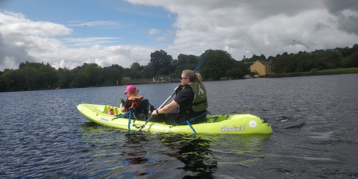 LarkinAnnmarie's tweet photo. Kayaking with My next adventure in Killaloe. Great morning out. We were all first timers and managed fine. A 7KM kayak on Lough Derg and along the canal in Killaloe. Would highly recommend them. Children over 4 years allowed. #killaloe #mynextadventure #kayaking #firsttimers https://t.co/DhPMyrbCef