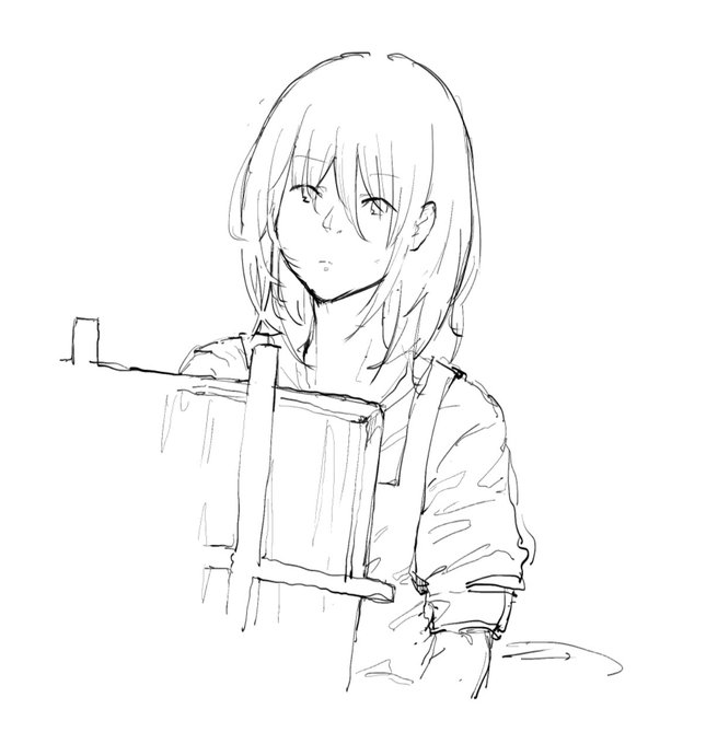 蘇芳を描いている20歳のマユリさん 