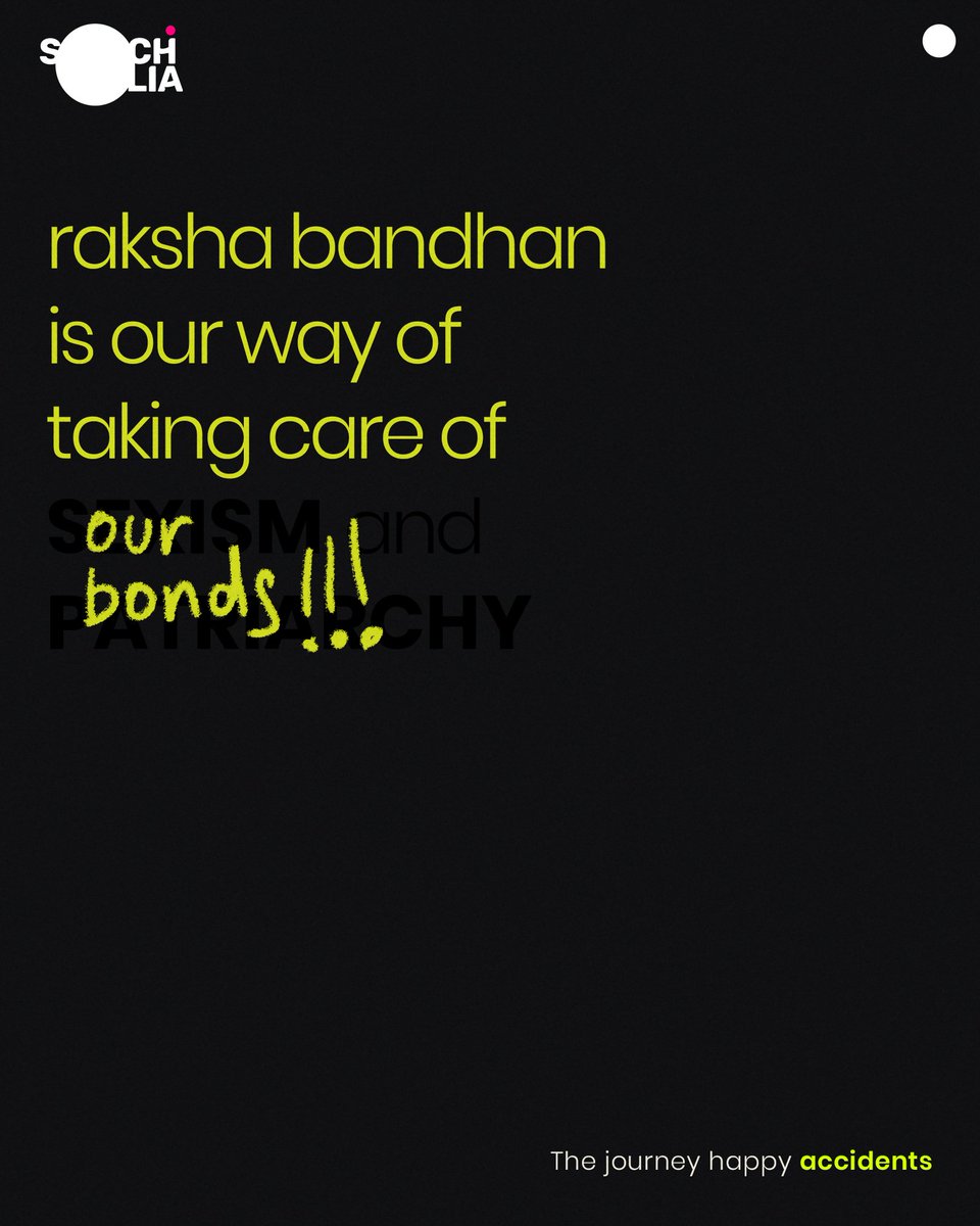LiaSoch's tweet photo. Jisko dikh raha hai, usko dikh raha hai. Happy #RakshaBandhan
-
-
-
-
#rakshabandhan #rakhi  #love #handmaderakhi #gifts #brother #india #rakhicelebration 
#patriarchy  #sexism  #intersectionalfeminism #prochoice #womenempowerment #womensrights  #genderequality #masculinity https://t.co/UliOTllGjl