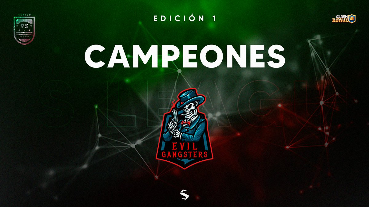 9SL_Mexico's tweet photo. Felicitamos al campeón de la primera edición, quien se coronó este viernes en contra de Team Exilium. Felicidades a los chicos de @EvilGangstersMX, ojalá sigan veniendo triunfos de su parte. ❤️🎉🎊 https://t.co/CQXGorBpGi
