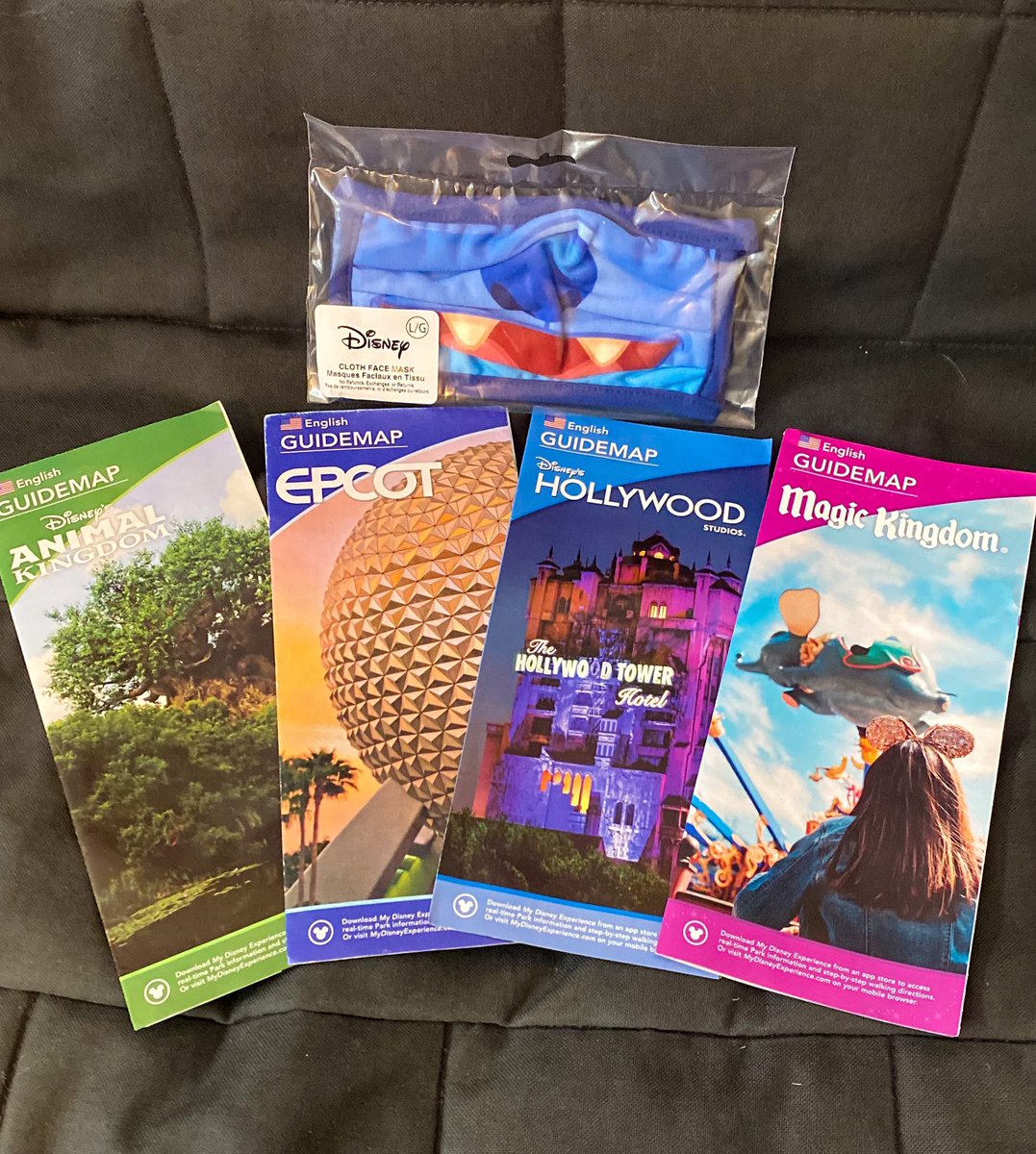 ThemeParkReview's tweet photo. We are giving away another Disney Stitch face mask! (Size L) Also comes with current WDW park maps and a TPR “Bag-O-Crap!” To be entered to win:

1. Like or RT *this tweet!*

BONUS entry: Like or RT up to five of our other tweets! Any of them! 

Ready? GO!!! https://t.co/1morZehXMK