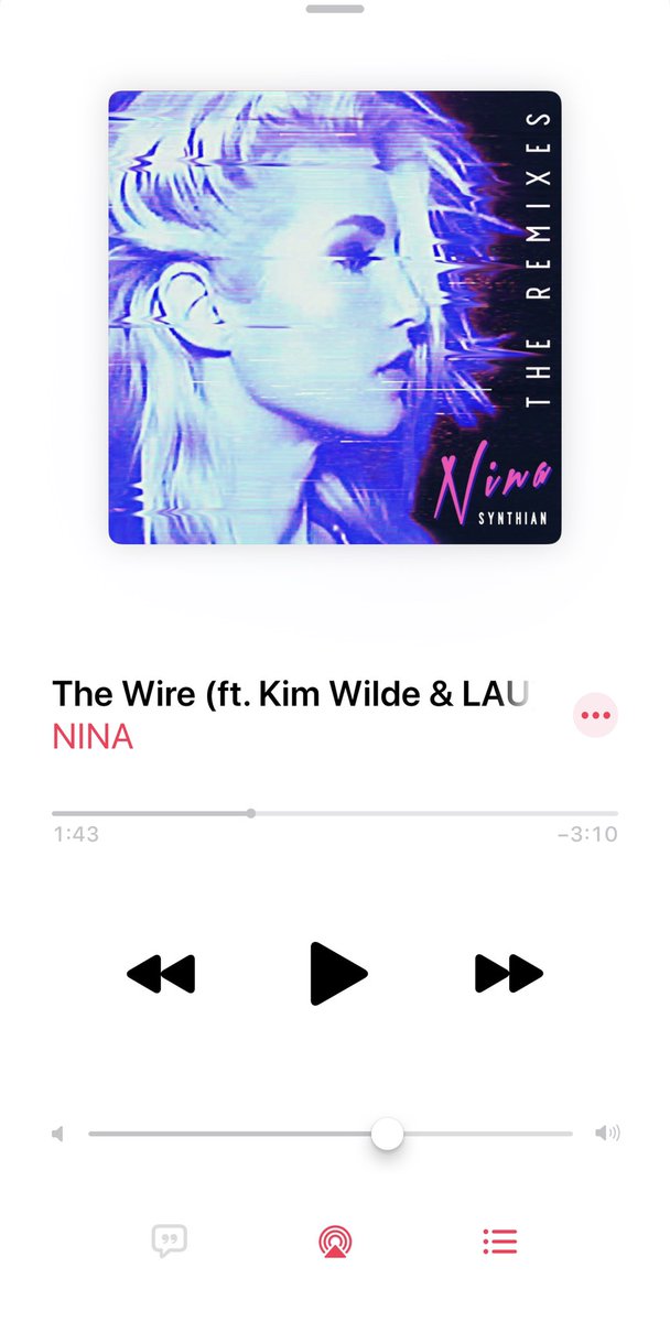 dougray71's tweet image. Now for some Synthrock... 🤣 love this remix with my one off my all time favourites @kimwilde and 2 new favourites @ninasounduk @lau_fares fantastic remix @Wildericky #synthian #remixes
