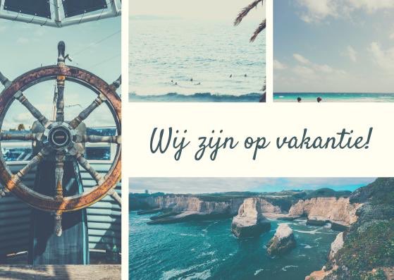 Tussen 3 en 9 Augustus zijn wij even op vakantie! Vanaf 10 Augustus staan wij weer fris en fruitig voor u klaar!