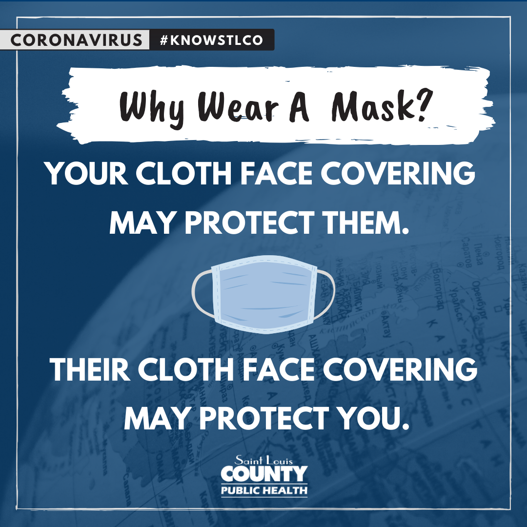 StLCountyDOH's tweet photo. Let's continue to keep every one safe! Tomorrow, show us how you and your co-workers, family or friends are masking up!  We'd love to see your creativity or even a selfie. Use the hashtag #MaskUpMondaySTL  #KnowStlCo https://t.co/ATFk6m9O8M