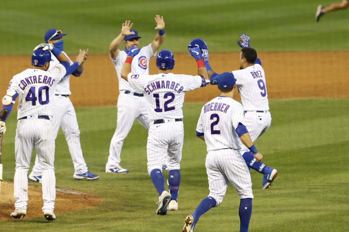 Cubs's tweet photo. Walk-off wins in 2020. https://t.co/OdbmjRhEEy