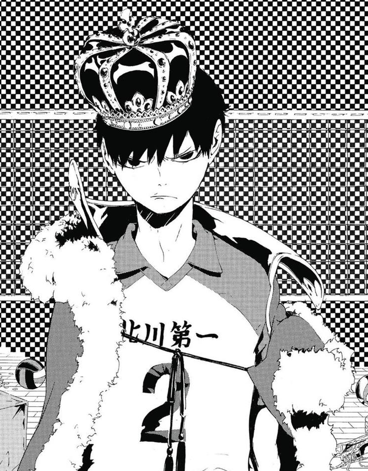 I like how Kageyama is such a nice twist of that nickname trope. Usually, when a character is called something like "king" it's a good thing. To Kageyama it's an insult and a reminder of his worst memory #Haikyuu