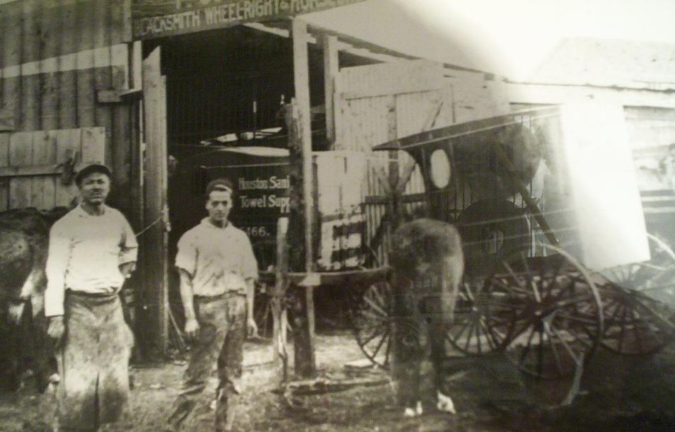 Actually, some can learn from me. My great grandfather Florencio Contreras (left) was a blacksmith who put on horseshoes in Houston, Texas, for Black, white, and Mexican American cowboys. Four of his sons, including my grandfather, served in WWII. I come from the heart of America  https://twitter.com/ranchy08/status/1290058044731043840