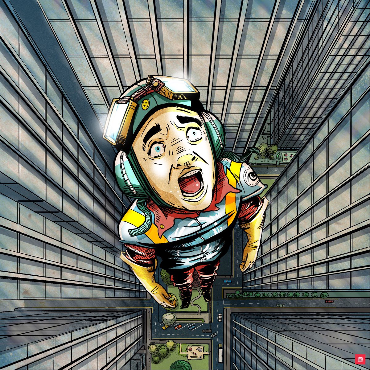 leethalg's tweet photo. “Outta here”
by ©️ https://t.co/AWHhvFBTsH
#irishillustrator #irishillustration #irishillustrators #scifiart #super #comicbookart #jump #skyscraper #futuristic #sciencefiction #leegrace #leethalg #ipadart #ipad #ipadpro #procreate #procreateipad #ipadprocreate #scary #vertigo https://t.co/m04TFlJEf9