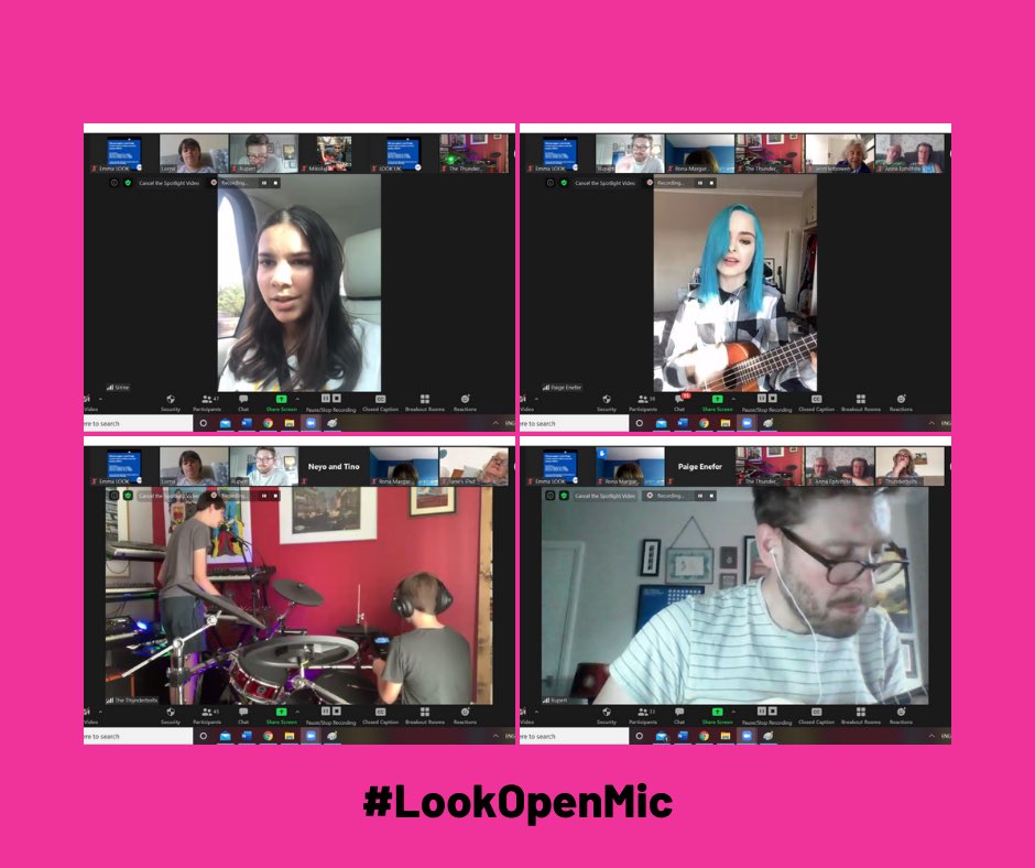 LOOK_UK's tweet photo. A huge THANK YOU to the incredible performers who entertained us during our #LookOpenMic event today - what an amazingly talented community we have!
And thank you so much to everyone who bought a ticket; your fundraising has a life-changing impact on our young people. https://t.co/gDxty27fTw