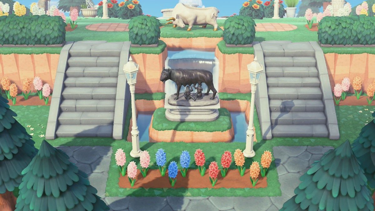 chlo 🍒 on Twitter "Sculpture garden / museum entrance 🗿 ACNH 