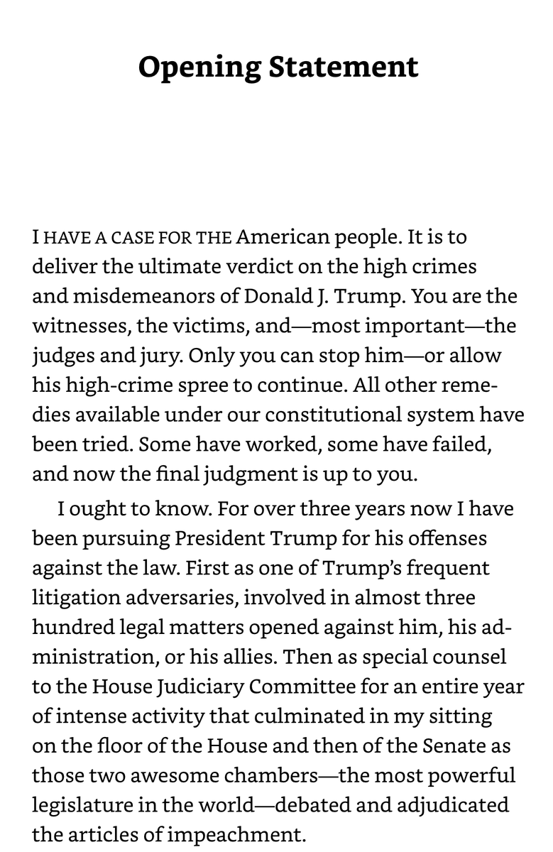 (Thread) A Case for the American People: The US v. TrumpI read  @normeisen’s book, and I'm ready with a Twitter Book Report.The book is in the form of arguments to the jury (the American voters) for why Trump must be voted out.About Eisen:  https://www.brookings.edu/experts/norman-eisen/