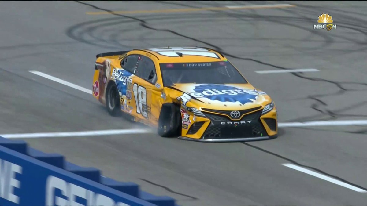 .<a href="/KyleBusch/">Kyle Busch</a> is DONE for the day!

Watch <a href="/NASCAR/">NASCAR</a> on NBCSN: stream.nbcsports.com/nascar/nascar-…