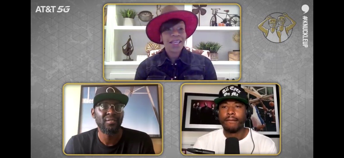 KCJ_Swish's tweet photo. Finally getting a chance to catch up on #Knuckleheads podcast with @QRich & @21Blackking | two of my faves have been the #WillBynum episode Bc it’s so Chicago! And of course. @IamTinaThompson Bc her story isn’t told enough! https://t.co/Ea2V7zGqF3