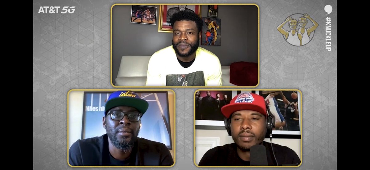 KCJ_Swish's tweet photo. Finally getting a chance to catch up on #Knuckleheads podcast with @QRich & @21Blackking | two of my faves have been the #WillBynum episode Bc it’s so Chicago! And of course. @IamTinaThompson Bc her story isn’t told enough! https://t.co/Ea2V7zGqF3