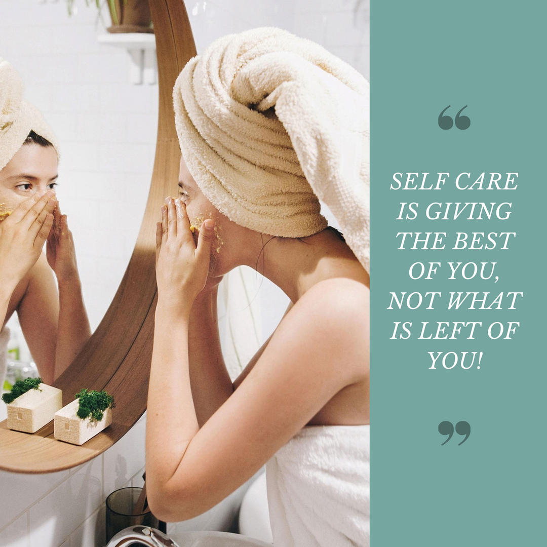 Self-care isn't selfish. It's the best thing you can do to love on those around you. It's filling yourself up first so you can give more to others!

What is one of your favorite ways to practice self-care?