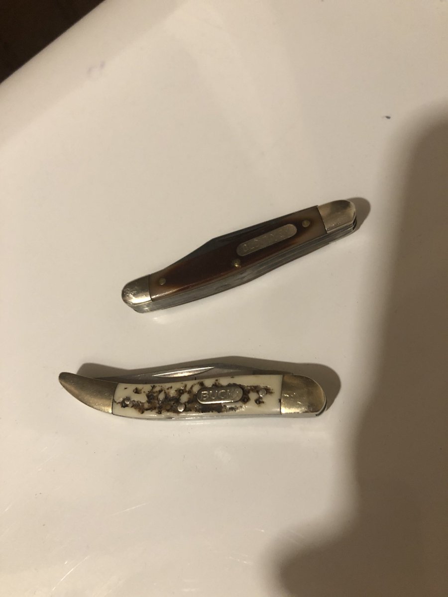 Not one, but two pocket knives. One of which has been passed down in my family for generations
