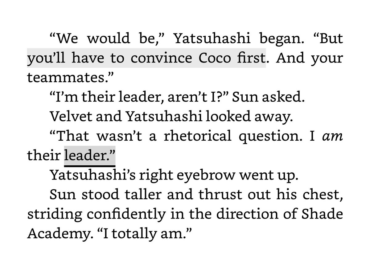 Yet the book seems to forget all of this, and makes him full of pride, completely oblivious to the issues of him and his team. It's only around the mid and end of the book when he learns the lesson he *already* knew previously.