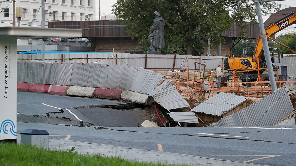 Провалы грунта москва Провалы грунта москва