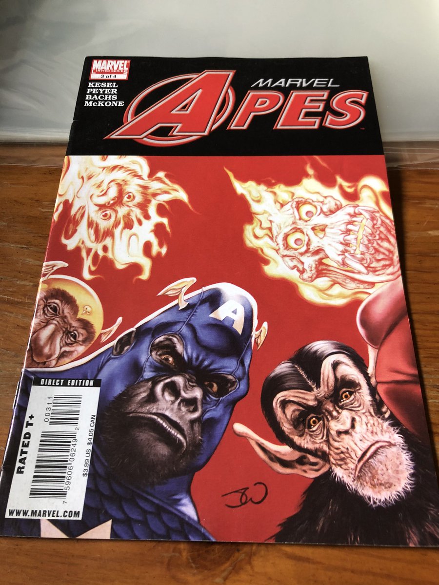 redrobin0141's tweet photo. Love the #MarvelApes cover https://t.co/l1gUPLb5z3
