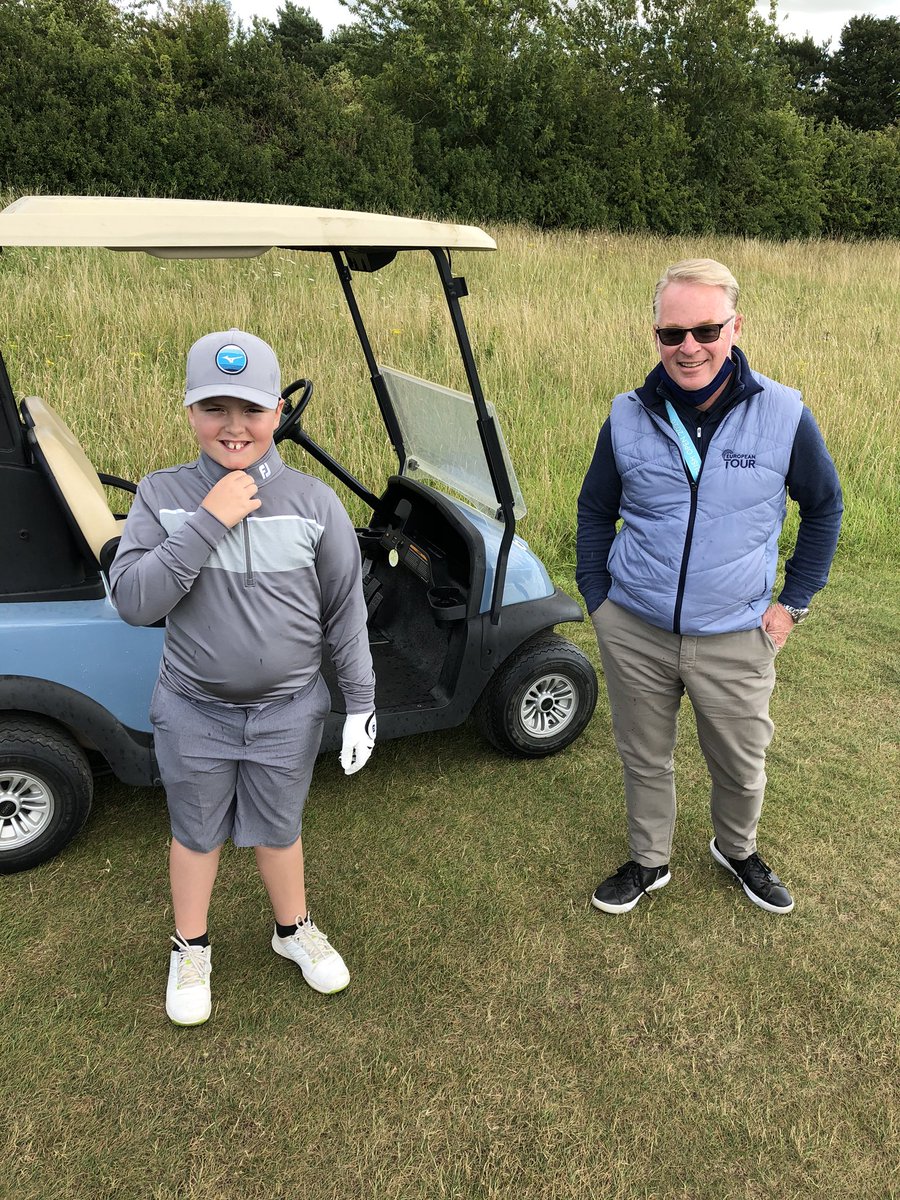 Thomas enjoyed another great <a href="/BJGT/">JuniorGolfTour</a> event <a href="/KirtlingtonGolf/">Kirtlington Golf Club</a> today. Finished 8th shoot 43 (+8). Even managed to get a photo with the boss man @EuropeanTour. Thanks Mr Pelley. It’s all right <a href="/PepperellEddie/">Eddie Pepperell</a> he was very complimentary when Thomas told him who his favourite golfer was.