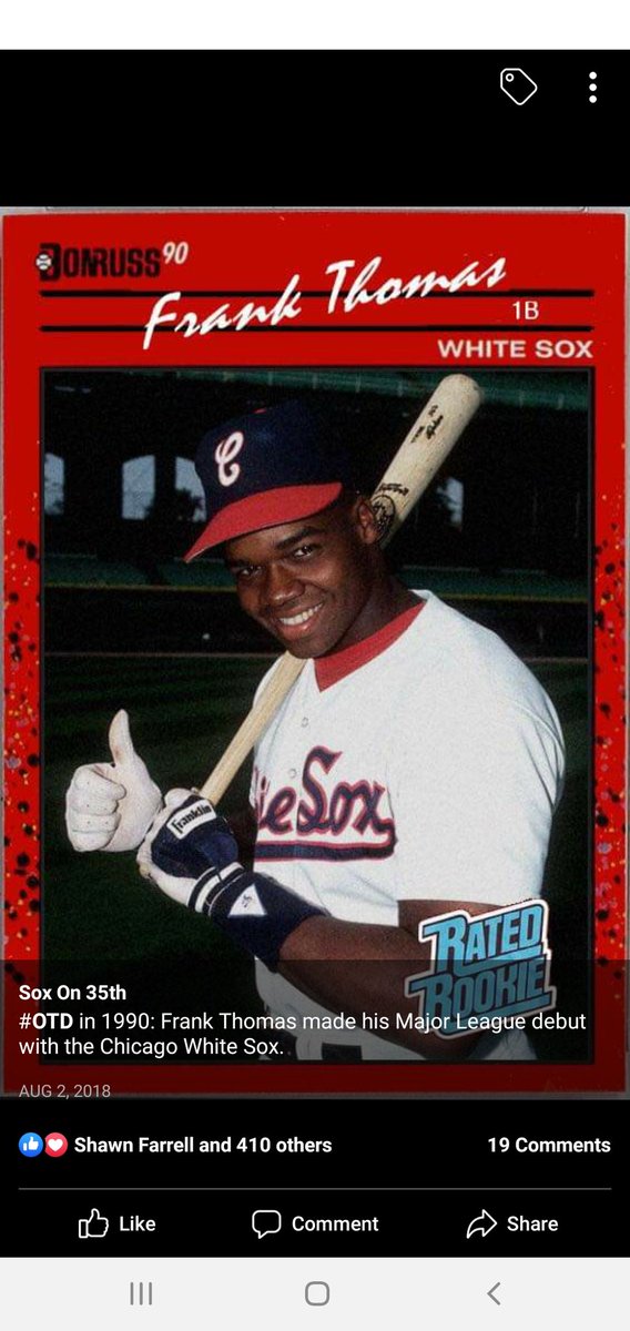 BaxterChandra's tweet photo. 30 years ago @TheBigHurt_35 made watching Baseball even better. Thank you! https://t.co/DqXMUiyrL1