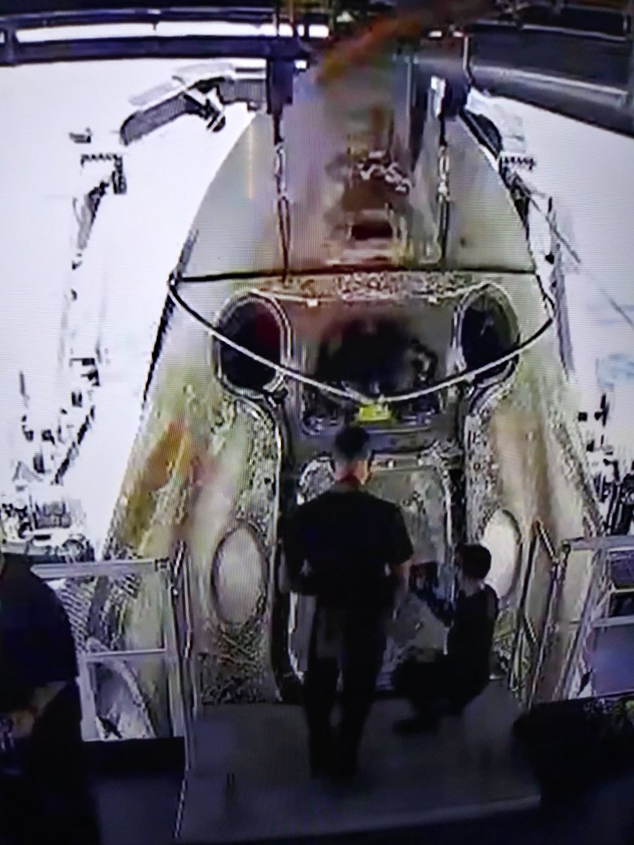 That Dragon capsule looks like a beautiful Gothic crypt. #dracothrusters #bobanddoug #purge