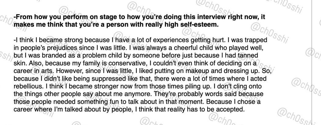 “Hwasa self-tans to look black.”Did she also self-tan as a 3-year-old? She has naturally darker skin and has faced a lot of prejudice and discrimination because of the colourist society she lives in.