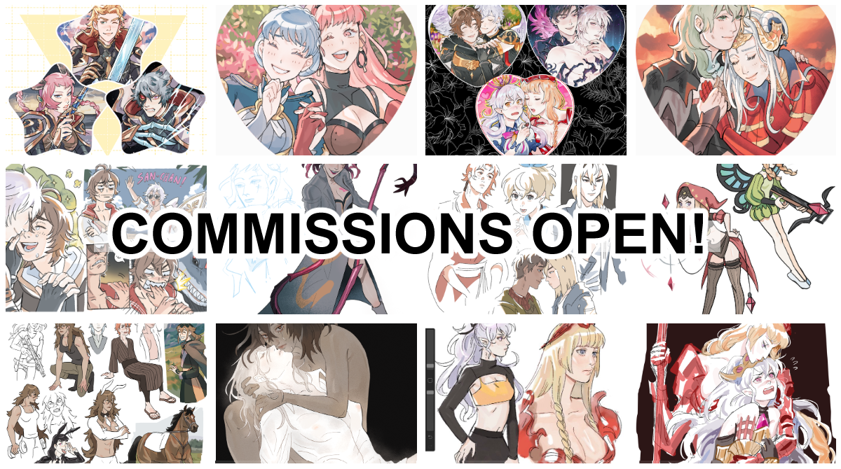 hello, i'm opening my commissions again! RTs are loved and much appreciated ?
⭐️info: https://t.co/K5kGGpXJ5R