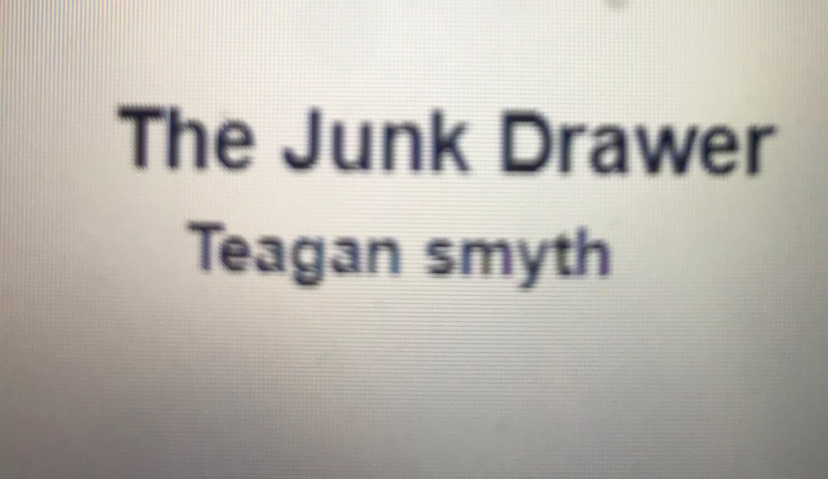 historycomics's tweet image. In the middle of packing to move. I asked my 10 year old daughter to pack up a junk drawer. Came back an hour later and nothing was done, except for this poem. I’m not even mad.