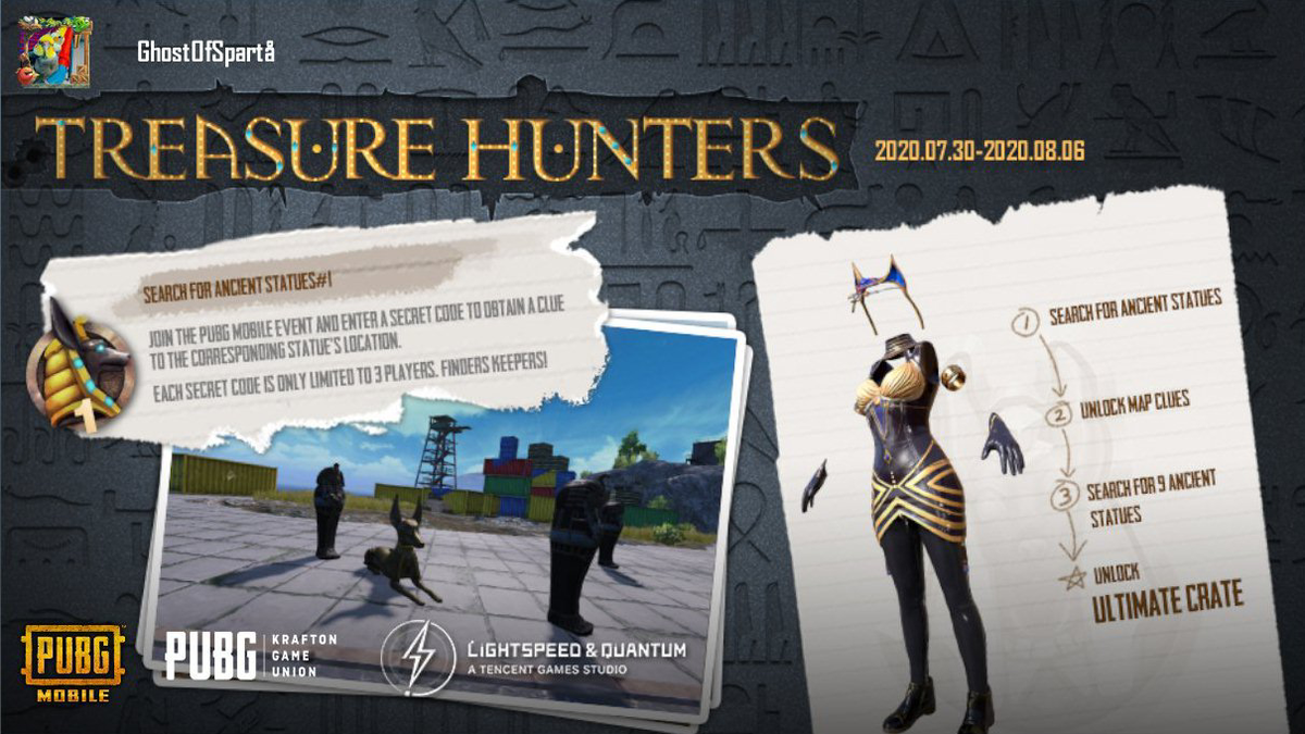 Shine_Moussa's tweet photo. Join the PUBG MOBILE event and enter a Secret Code to obtain a clue to the corresponding statue's location.Secret Code:R1671150 https://t.co/tH8R52ZuHR https://t.co/tTUj9Bh3kZ