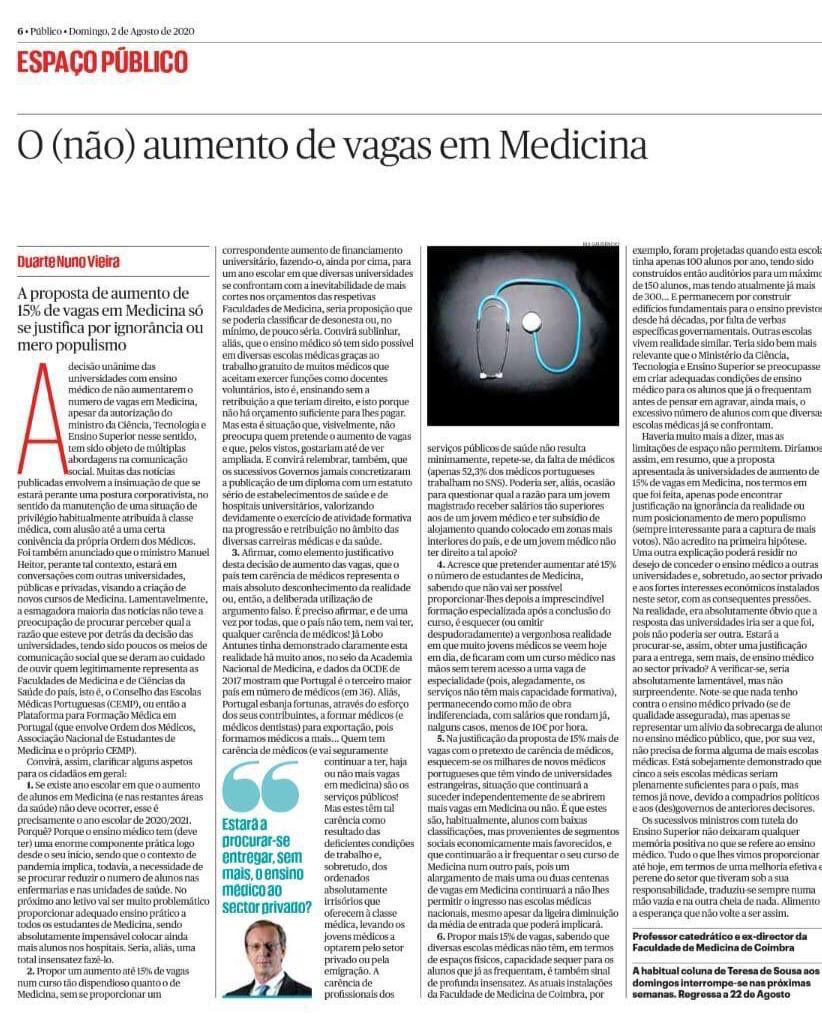 Excelente artigo de opinião, dos que sabem do que estão a falar. Em qualquer país civilizado, no mínimo, já teria havido um pedido de desculpas. Mas a arrogância combinada com a ignorância raramente geram lucidez. Por isso, lá teremos mais do mesmo no nosso pobre Portugal. 😔