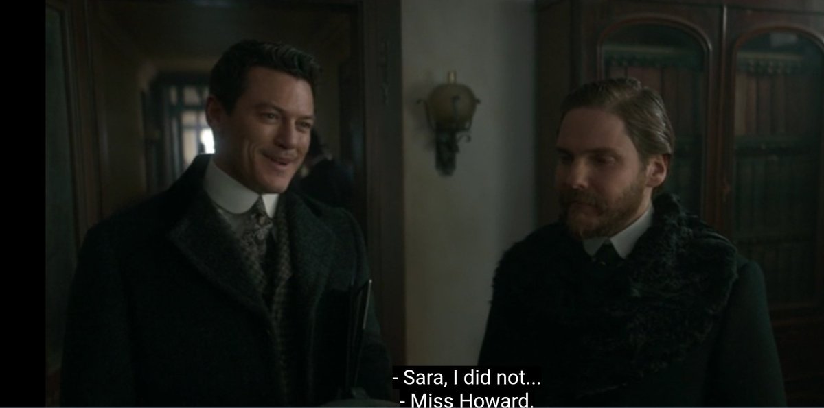 "I am MISS HOWARD, you will please accord me the respect that my position demands."//"may I address you as Sara?" #TheAlienist  