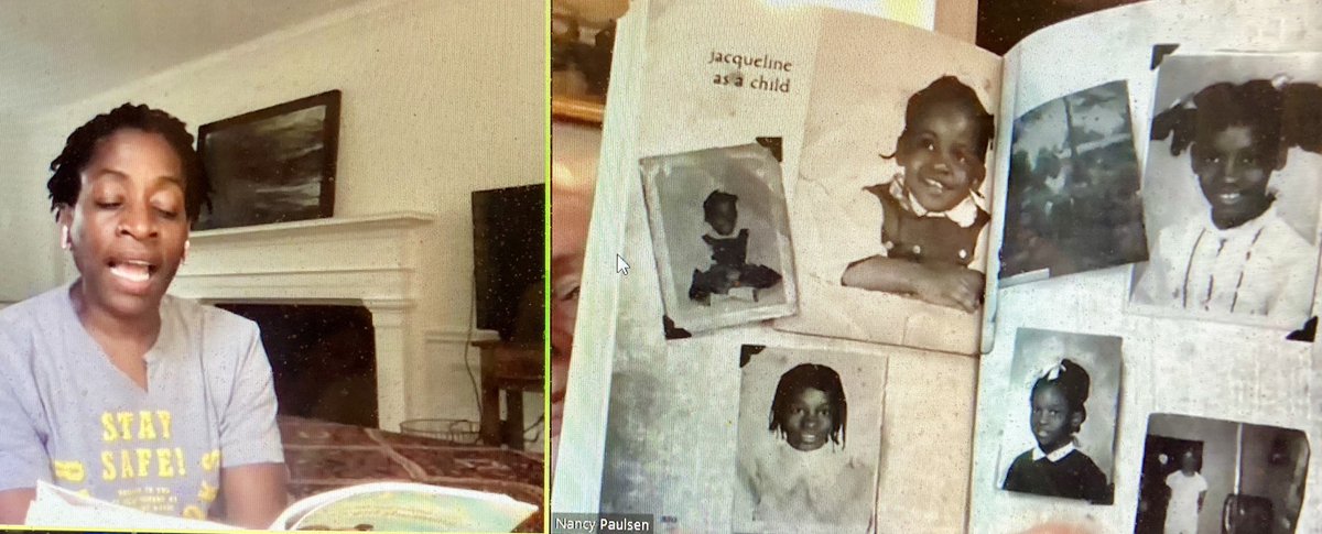 I remember the day my daughter and I bought “Each Kindness” at her school book fair. Now a middle schooler, we sat together in complete awe and admiration listening to gifted Jacqueline Woodson read from “Brown Girl Dreaming”, “Show Way”, &amp; “The Day You Begin.”❤️#SCBWISummerSpec