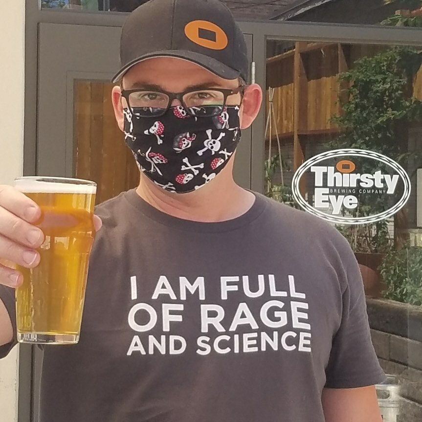 The shirt says it all. New beer coming Wednesday. But what is it!? Follow @thirstyeyebrew for details. #nmbeer #nmcraftbeer #abqbeer https://t.co/nCaZWaUyxh