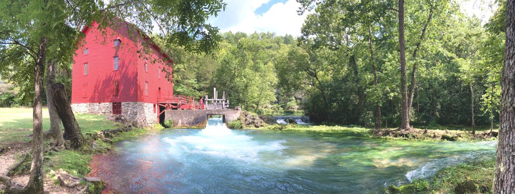 NoahSabich's tweet photo. For someone in awe of water, Alley Spring made me shake my head in astonishment at the beauty. If ever I could recreate a home near water, it would be this exact scene. #Water #SDG6 #OzarkMountains #Missouri #Springs #Midwest #AlleySpring https://t.co/O90LgCLnay