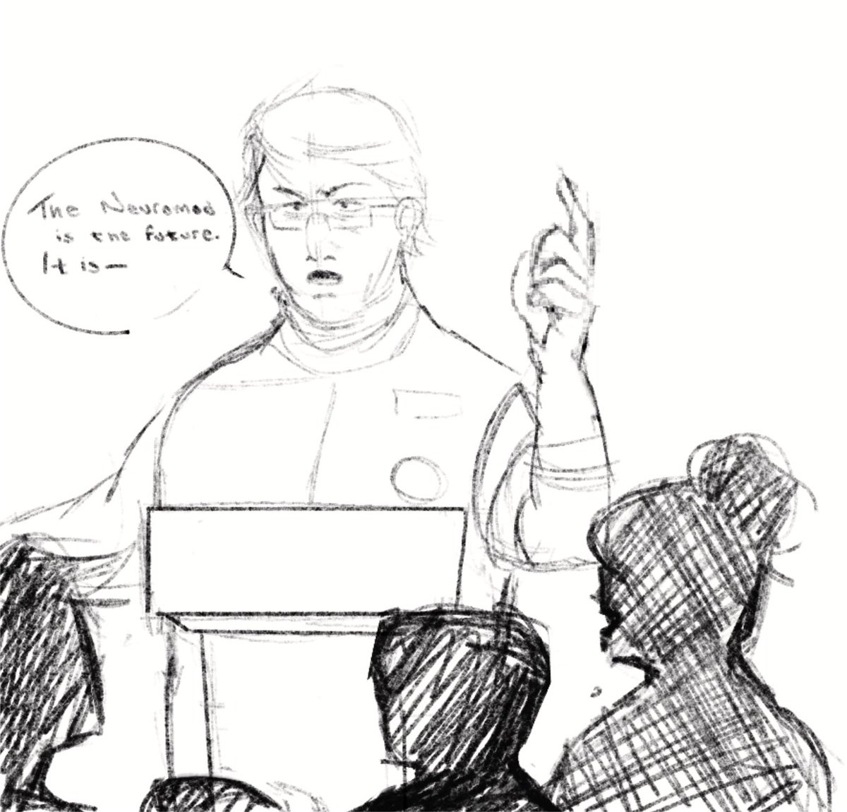 f_parad0_x's tweet photo. thinking back to the time I broke my glasses in first period back in 8th grade got me thinking
#PreyGame #Prey2017 #AlexYu #Fanart https://t.co/85AKvYN4sc