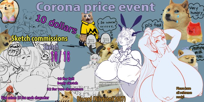 I changed some stuff on my commission list. prices are the same. Sketches can be finished in about an<a href="/tag/commissionsopen"class="tags"><span>#commissionsopen</span></a>