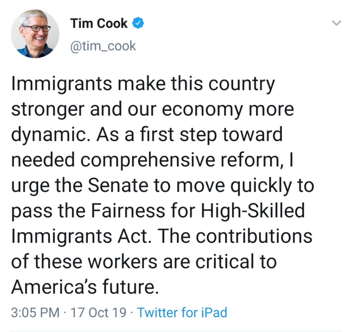 SriGaussian's tweet image. Tim Cook, Brad Smith, Amazon Policy - none of these are outsourcers supporting #S386.
#DurbinLiesImmigrantDie