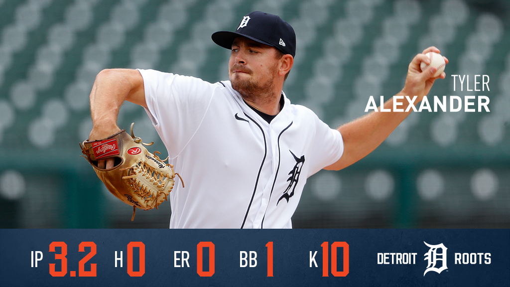 tigers's tweet photo. Call him Tyler Alexander Hamilton because he was not throwin' away his shot.

#DetroitRoots https://t.co/MOvKccrj3e