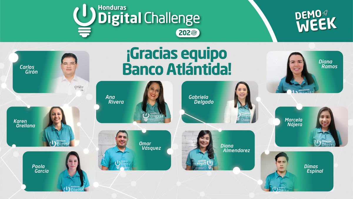 HD_Challenge's tweet photo. Detrás de un gran programa como HDC, hay un gran equipo de trabajo que se encarga de que todo salga bien durante el tiempo de pre incubación.

¡Gracias equipo!👏

#HDC2020 #DemoWeekHDC #StartUpChallenge https://t.co/5EEkcxuifX